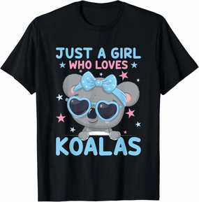 Just A Girl Who Loves Koalas Bear Koala T-Shirt
