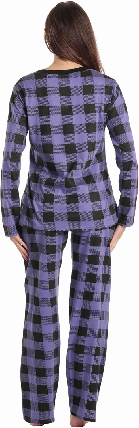 Just Love Pajama Pant Set for Women 100% Cotton Jersey Sleepwear with Pockets