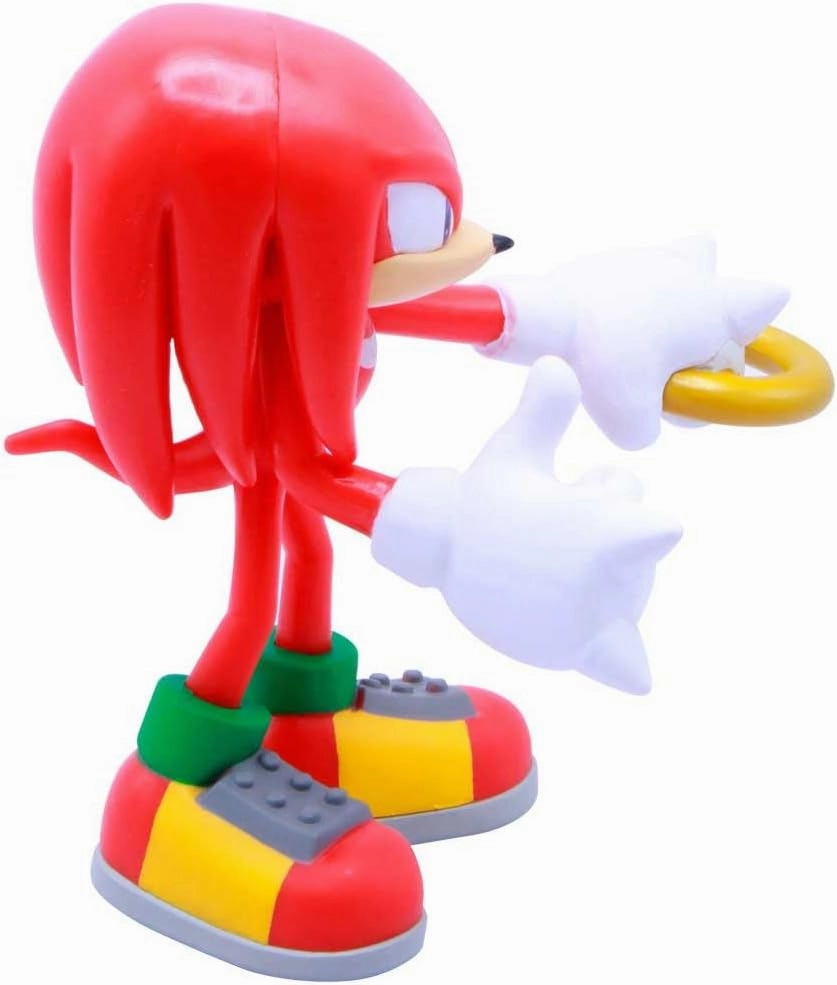 Just Toys LLC — Buildable Sonic The Hedgehog [Knuckles] Figure │ 4″ Collectible Toy, Interchangeable Arms & Accessories, Ages 6  (Knuckles, Sonic, Knuckles, Amy Rose, and Shadow)