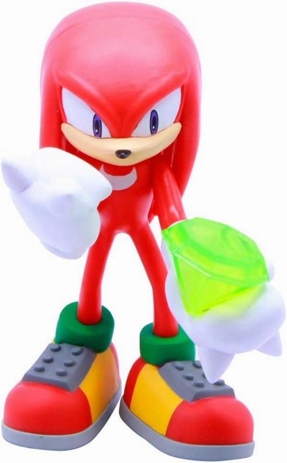 Just Toys LLC — Buildable Sonic The Hedgehog [Knuckles] Figure │ 4″ Collectible Toy, Interchangeable Arms & Accessories, Ages 6  (Knuckles, Sonic, Knuckles, Amy Rose, and Shadow)