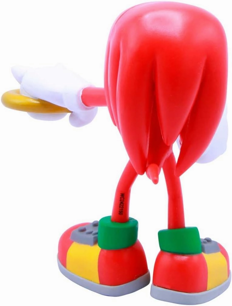 Just Toys LLC — Buildable Sonic The Hedgehog [Knuckles] Figure │ 4″ Collectible Toy, Interchangeable Arms & Accessories, Ages 6  (Knuckles, Sonic, Knuckles, Amy Rose, and Shadow)
