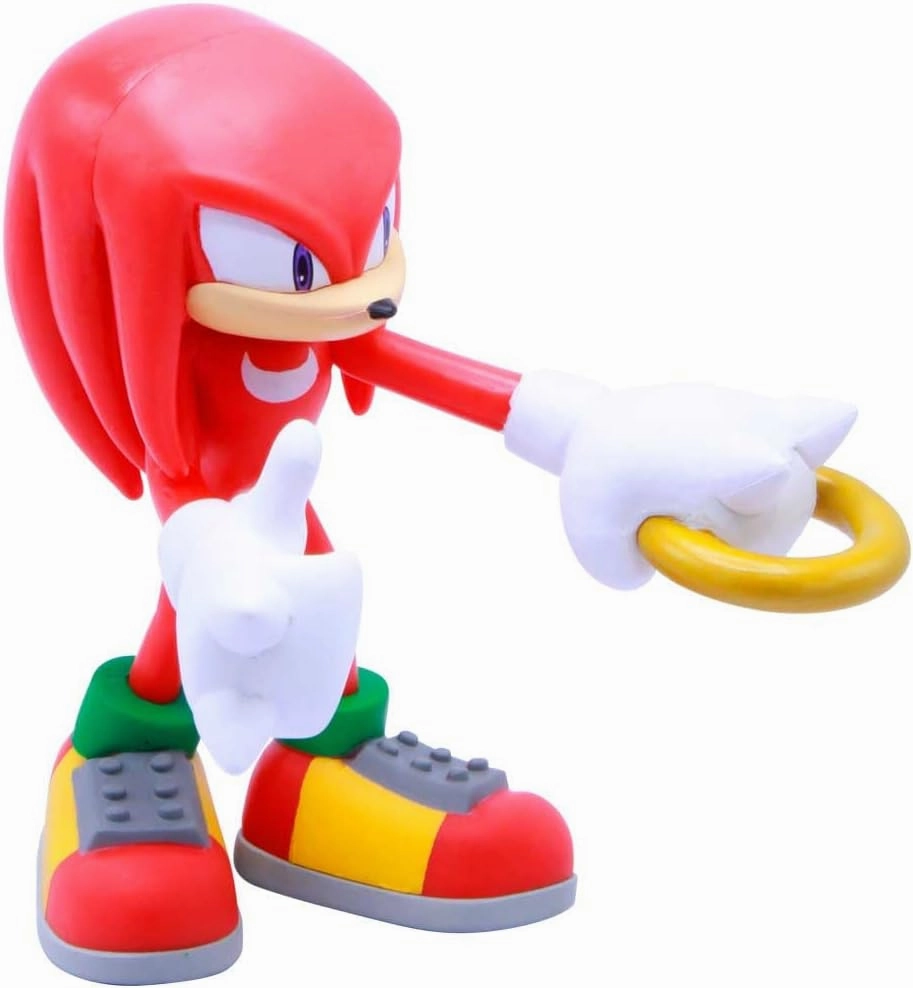 Just Toys LLC — Buildable Sonic The Hedgehog [Knuckles] Figure │ 4″ Collectible Toy, Interchangeable Arms & Accessories, Ages 6  (Knuckles, Sonic, Knuckles, Amy Rose, and Shadow)