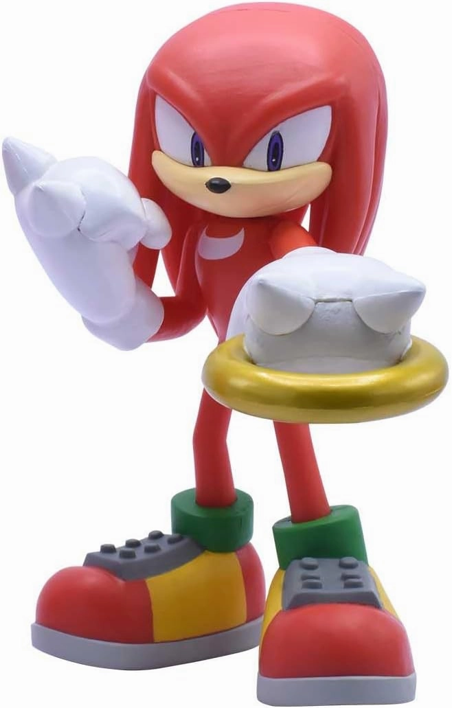 Just Toys LLC — Buildable Sonic The Hedgehog [Knuckles] Figure │ 4″ Collectible Toy, Interchangeable Arms & Accessories, Ages 6  (Knuckles, Sonic, Knuckles, Amy Rose, and Shadow)
