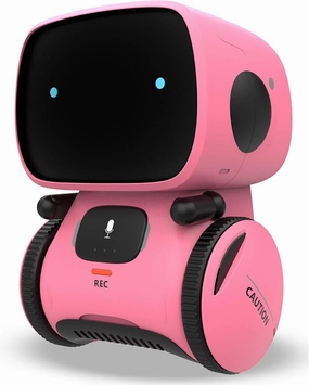 KaeKid Robots for Girls 3-5, Interactive Smart Robotic with Touch Sensor, Voice Control, Speech Recognition, Singing, Dancing, Repeating and Recording, Gift for Kids