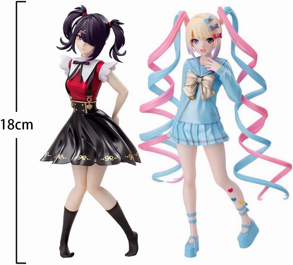 KAngel Figures Statue AME chan Figurine 7.09" Original Painting Figure KAngel and AME Action Figure Desktop Ornaments Collectibles Gift