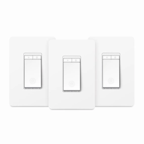 Kasa Smart Dimmer Switch HS220P3, Single Pole, Needs Neutral Wire, 2.4GHz Wi-Fi Light Switch Works with Alexa and Google Home, UL Certified,, No Hub Required, 3-Pack