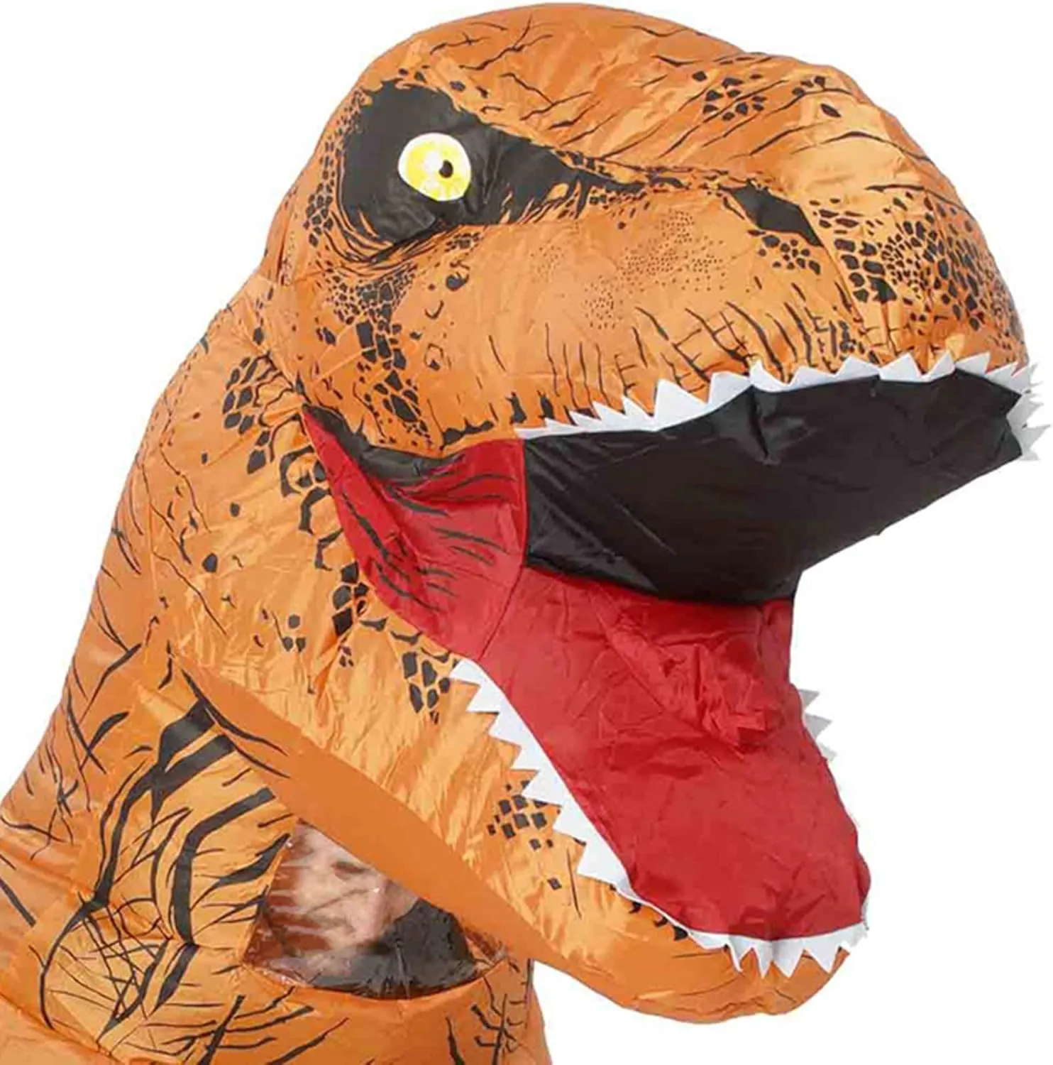 Kids Inflatable T-Rex Dinosaur Costume, Blow Up Dino Costume for Boys & Girls, Halloween