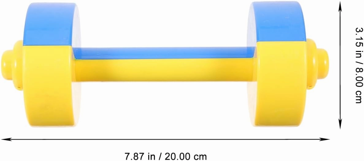 Kids Exercise Weight Set, Fun and Colorful Dumbbell for Kids, Plastic Dumbbell Toy Gymnastic Equipment Props