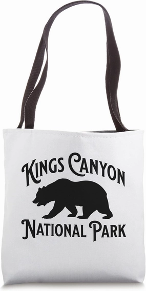 Kings Canyon National Park California Bear Hike Outdoors Tote Bag