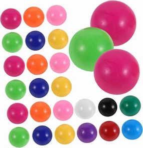 Kisangel 120pcs Solid Color Game Marbles for Educational for Chinese Checkers Marble Run and Math Learning Activities Replacement Balls Colors