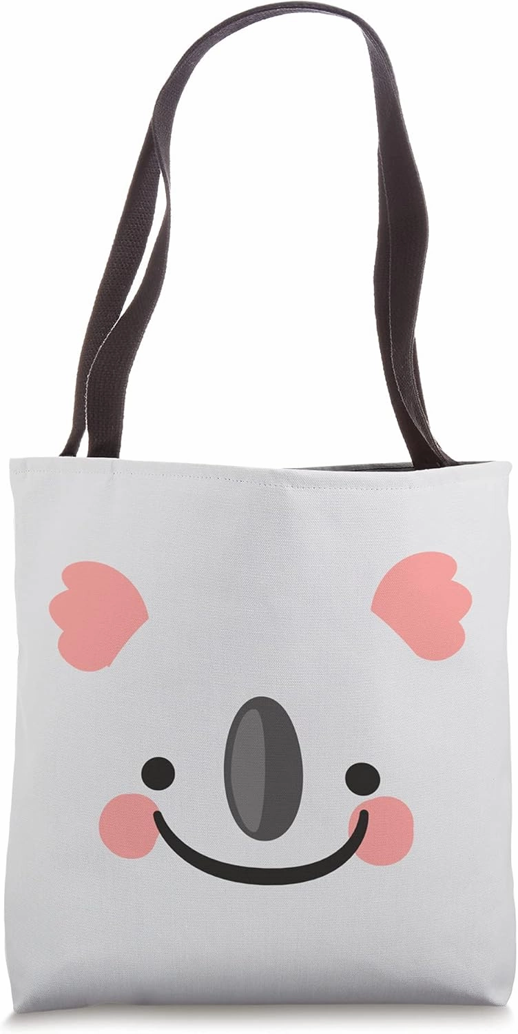 Koala Bear Animal Face Disguise Costume Carnival Halloween Tote Bag