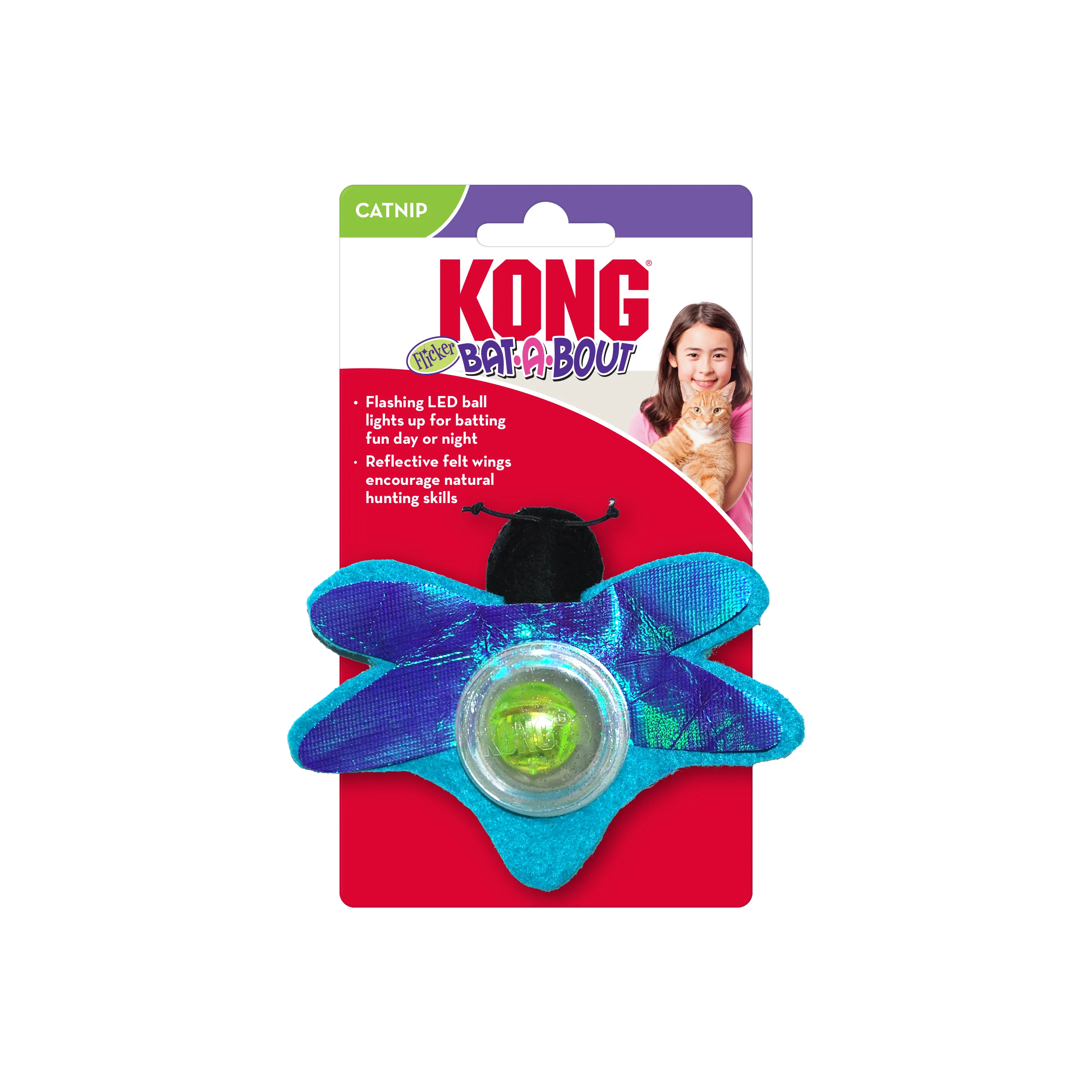 Kong Bat-A-Bout Flicker Mouse