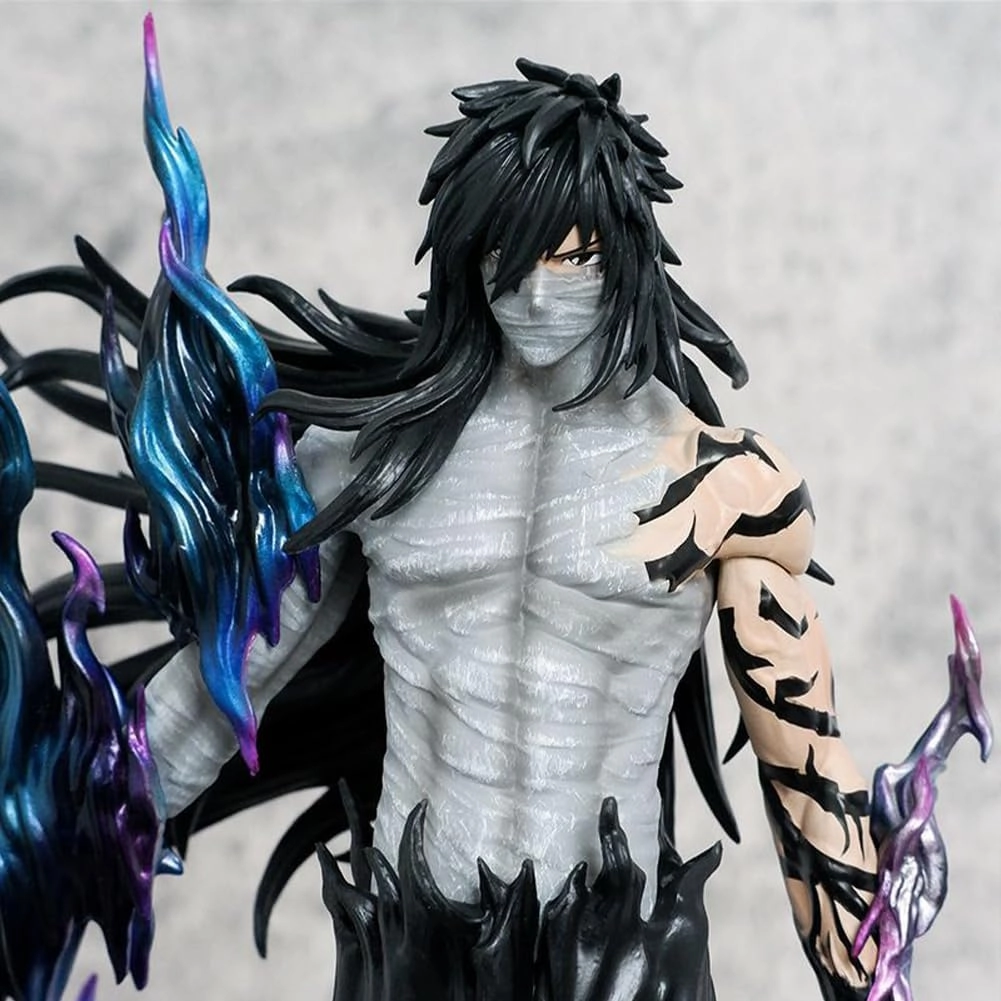 Kurosaki Ichigo Figures Mugetsu Ichigo Anime Figure Statues Anime Action Figurine Ornaments for Fans 34CM/13.39IN