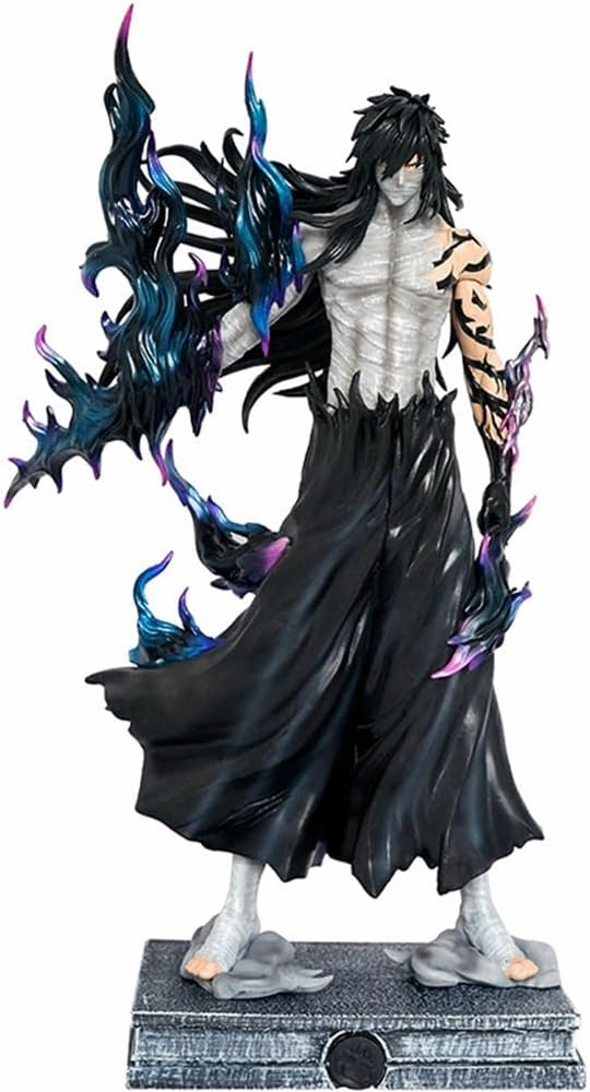 Kurosaki Ichigo Figures Mugetsu Ichigo Anime Figure Statues Anime Action Figurine Ornaments for Fans 34CM/13.39IN