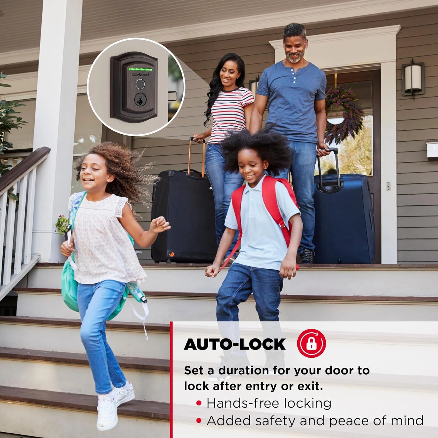 Kwikset Halo Touch Fingerprint Wi-Fi Smart Lock, Keyless Entry Door Low Profile Deadbolt, Geofence Auto-Unlock, Grade AAA Certified, No Hub Easy Install, Venetian Bronze Lifetime Finish Warranty, Arch