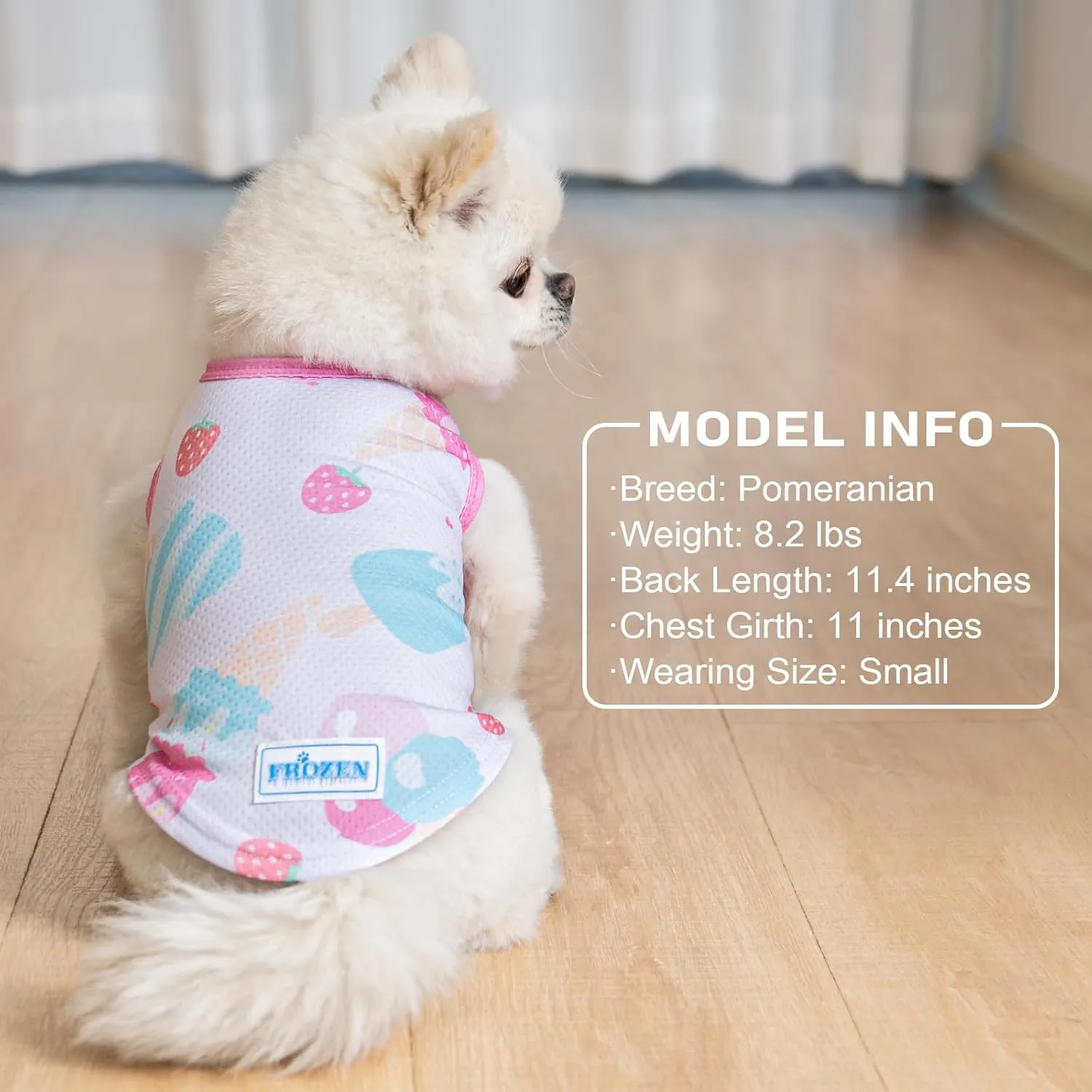 KYEESE 2 Pack Dog Cooling Shirts Breathable Lightweight Instant Cooling Dog Vest for Small Medium Dogs Quick Dry Sleeveless Vest Pet T-Shirts for Hunting, Training, Camping，L