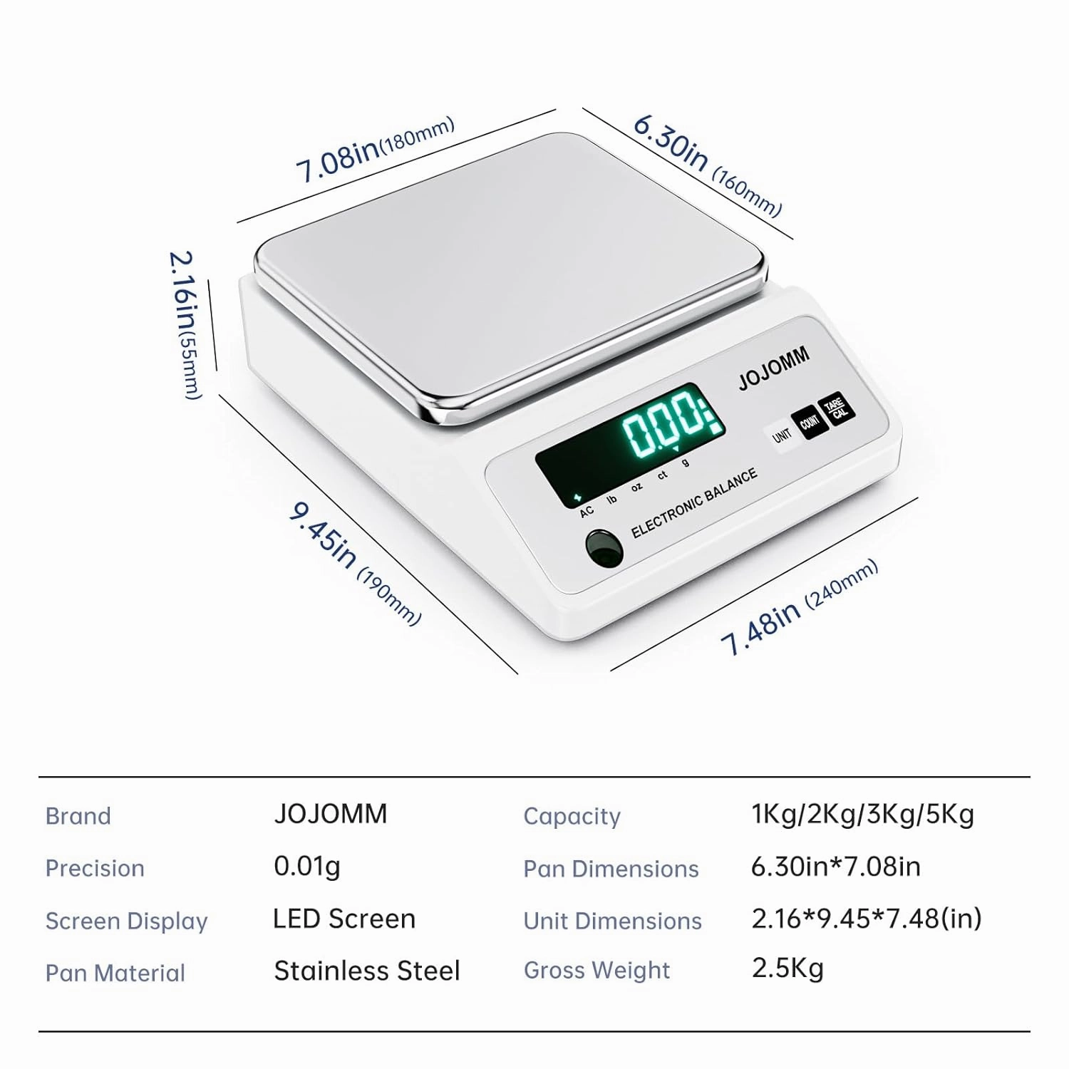 Lab Scale 1000g x 0.01g High Precision Electronic Balance,0.01g Accurate Analytical Balance Lab Scale,Digital Industrial Scientific Gram Scale for Kitchen,Labs,Jewelry(1000g, 0.01g)