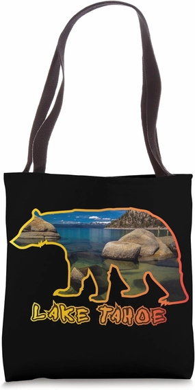 Lake Tahoe Bear - Skunk Harbor Tote Bag