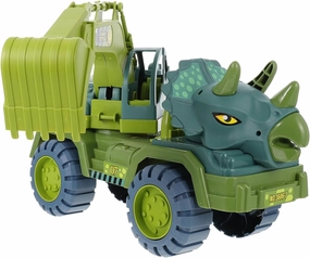 Large Dinosaur Pull-Back Car Toys for Boys and Girls Dinosaur Engineering Vehicle Toys