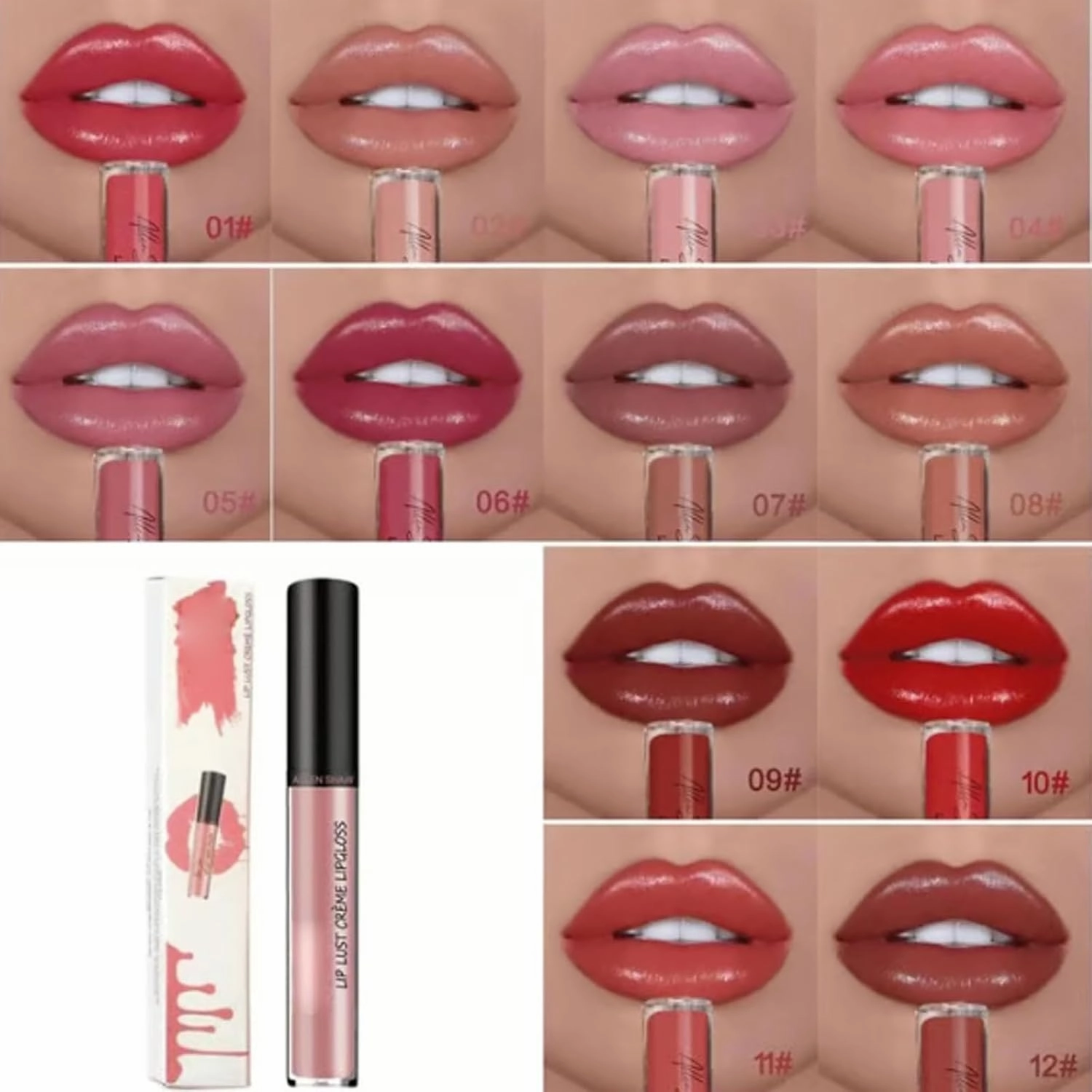 Lassi Lips Staining Lip Oil,2025 New Lassi Lip Stain Oil,6ml Cream Texture Lipstick,Long-Lasting Moisturizing, Smooth Application,Matte, Light And Not Heavy, Multiple Colors (#2)