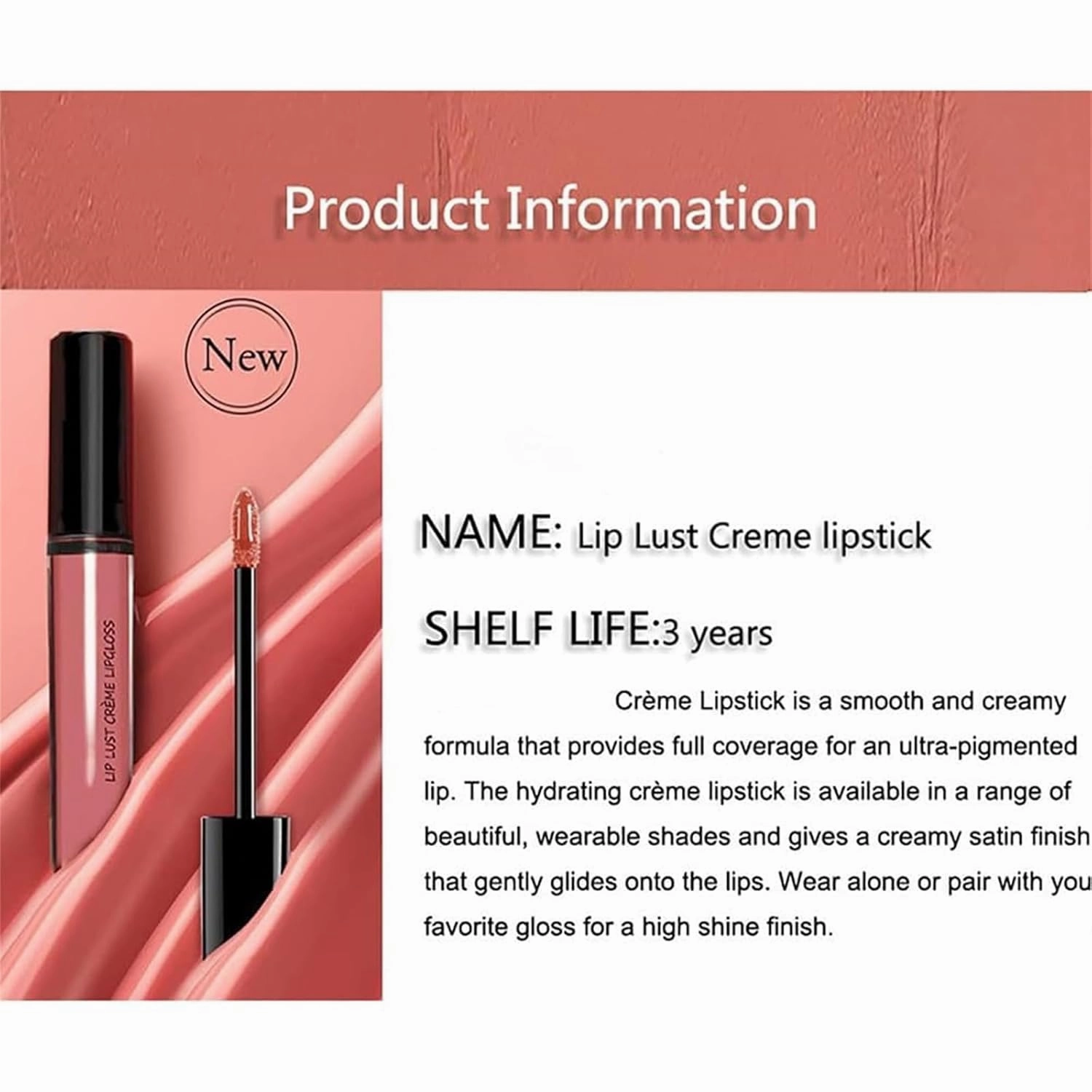 Lassi Lips Staining Lip Oil,2025 New Lassi Lip Stain Oil,6ml Cream Texture Lipstick,Long-Lasting Moisturizing, Smooth Application,Matte, Light And Not Heavy, Multiple Colors (#2)