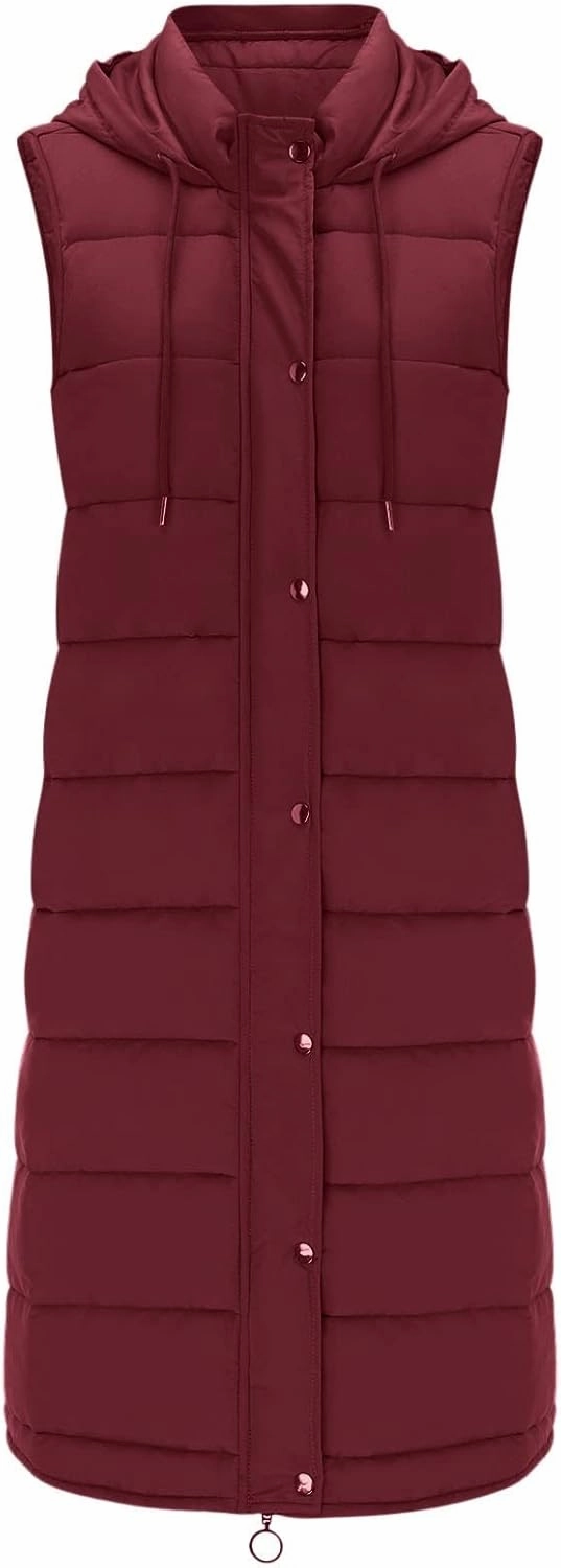 LCMTWX Womens Cardiagn Womens Winter Short Vest Lightweight Sleeveless Warm Jacket Down Vest Padded Vest Check Coat