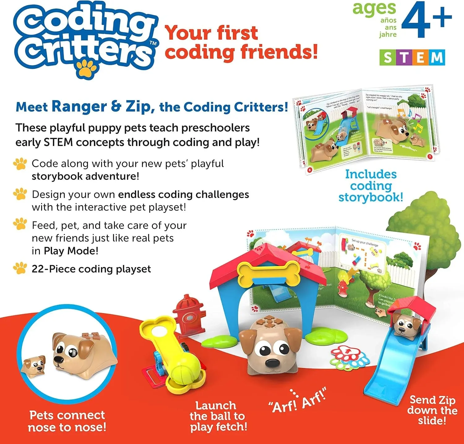 Learning Resources Coding Critters® Ranger & Zip