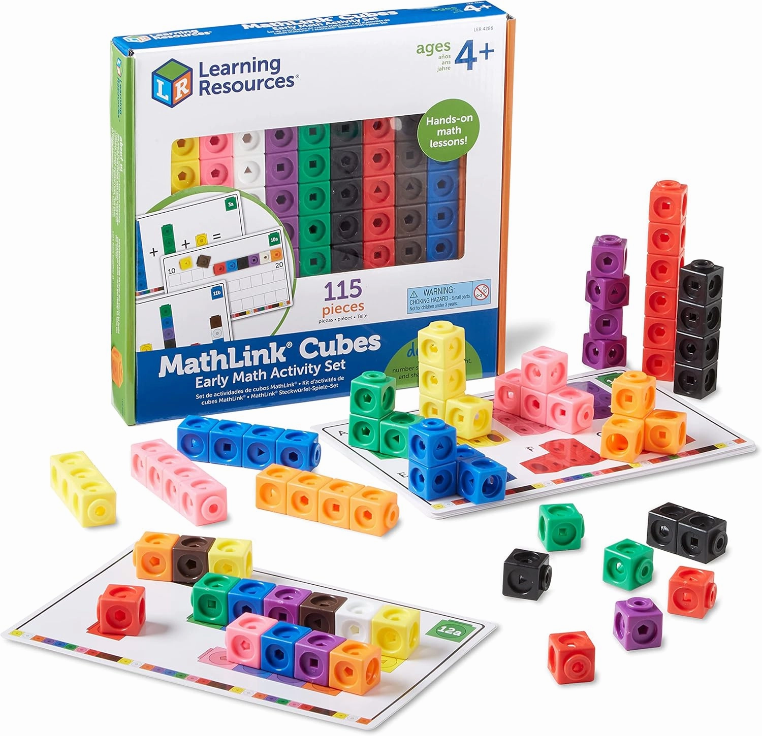 Learning Resources MathLink Cubes Early Math Activity Set