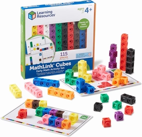 Learning Resources MathLink Cubes Early Math Activity Set