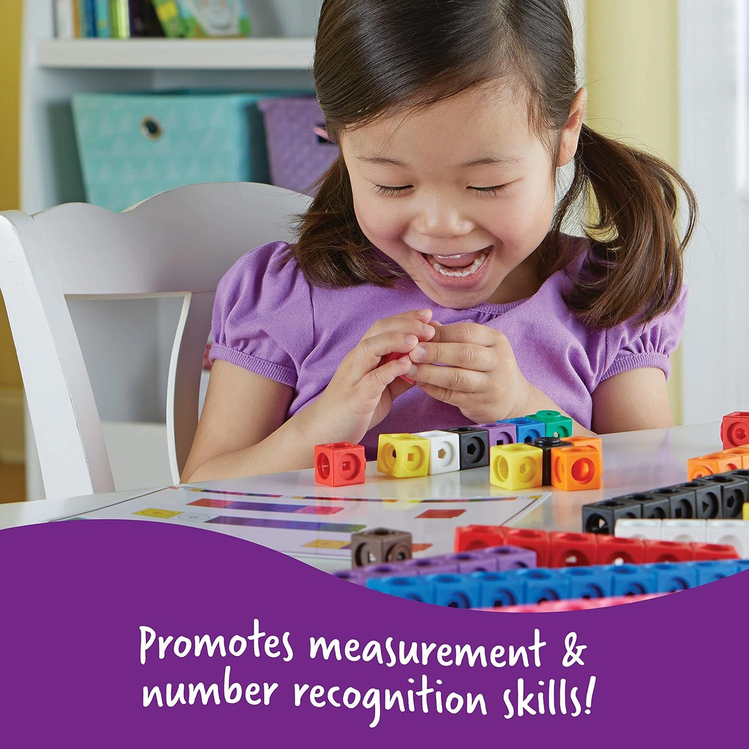Learning Resources MathLink Cubes Early Math Activity Set