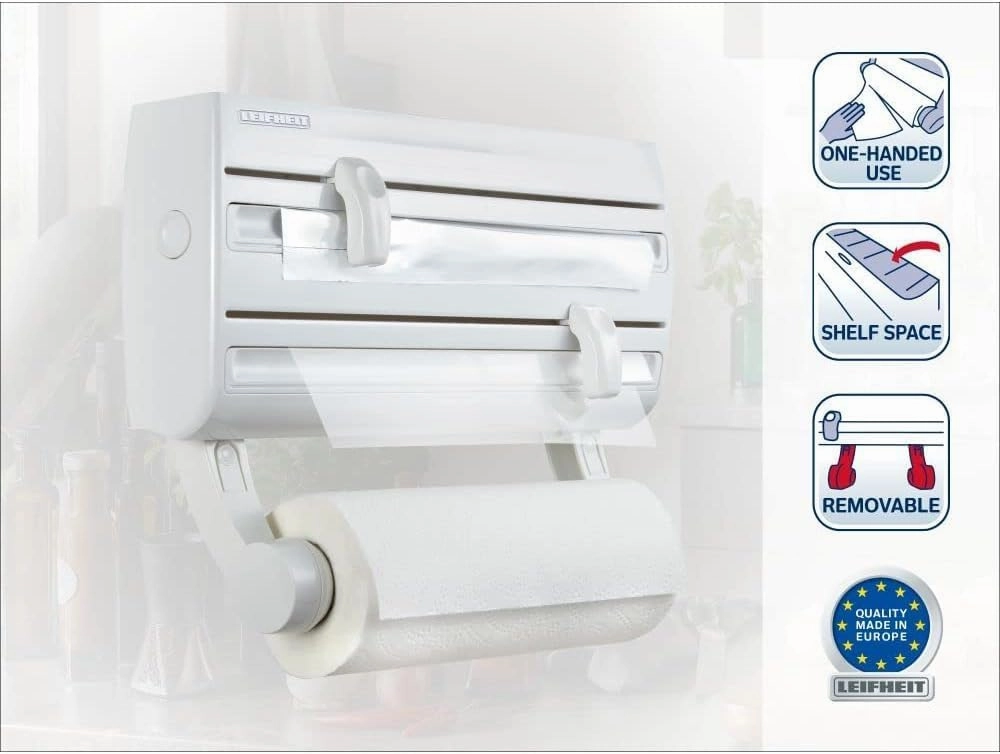 Leifheit Parat F2 Wall Mounted Kitchen roll Holder 25771 White
