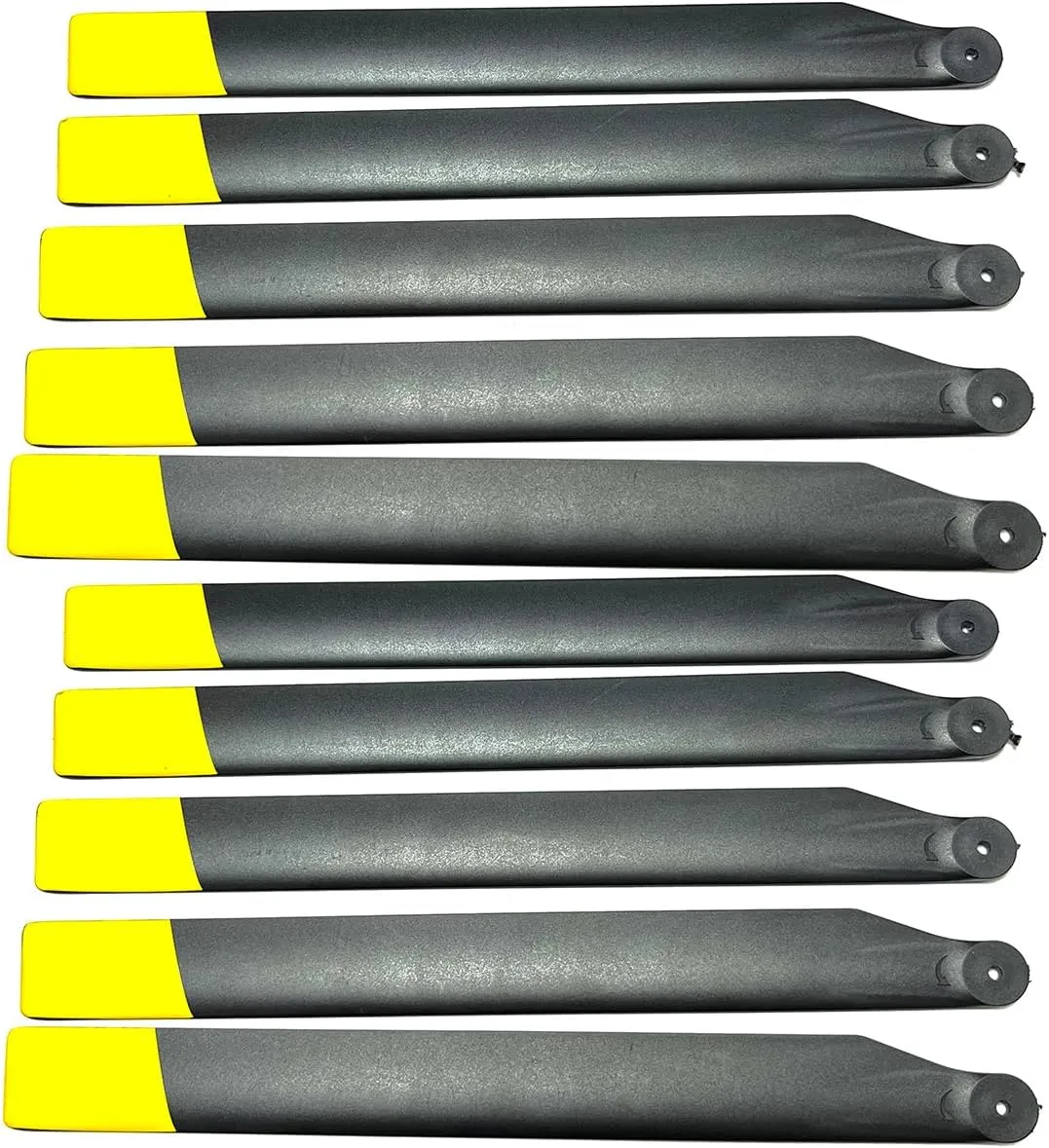 Lipo Battery Brushless Motor Shell Replacement Spaare Parts Apply in MD500 C189 Remote Control Helicopter Heli Plane Universal (Yellow Propeller 2 X 5PCS)