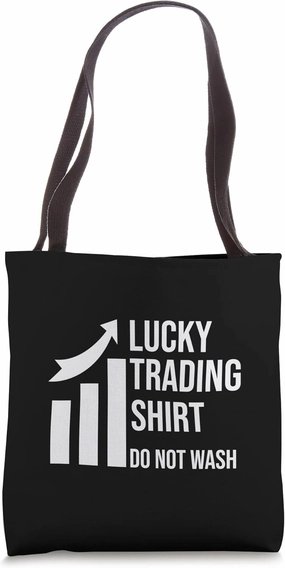 Lucky trading merch Stock Marketer Investor Trader Tote Bag