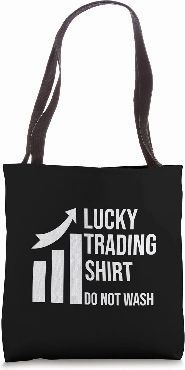 Lucky trading merch Stock Marketer Investor Trader Tote Bag