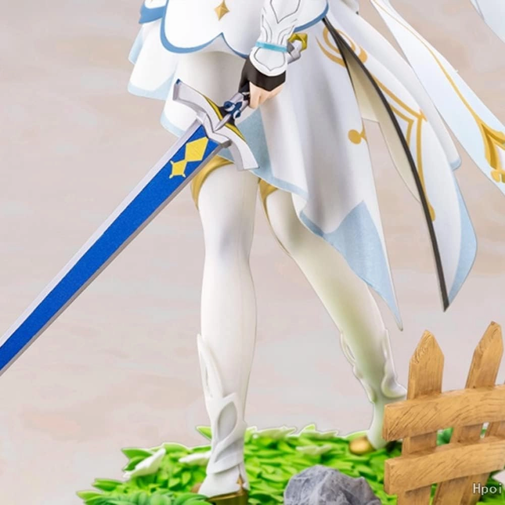 Lumine Figures, Game Cartoon Aether/Barbara Figure Statues PVC Anime Action Figurine 20CM/7.87IN