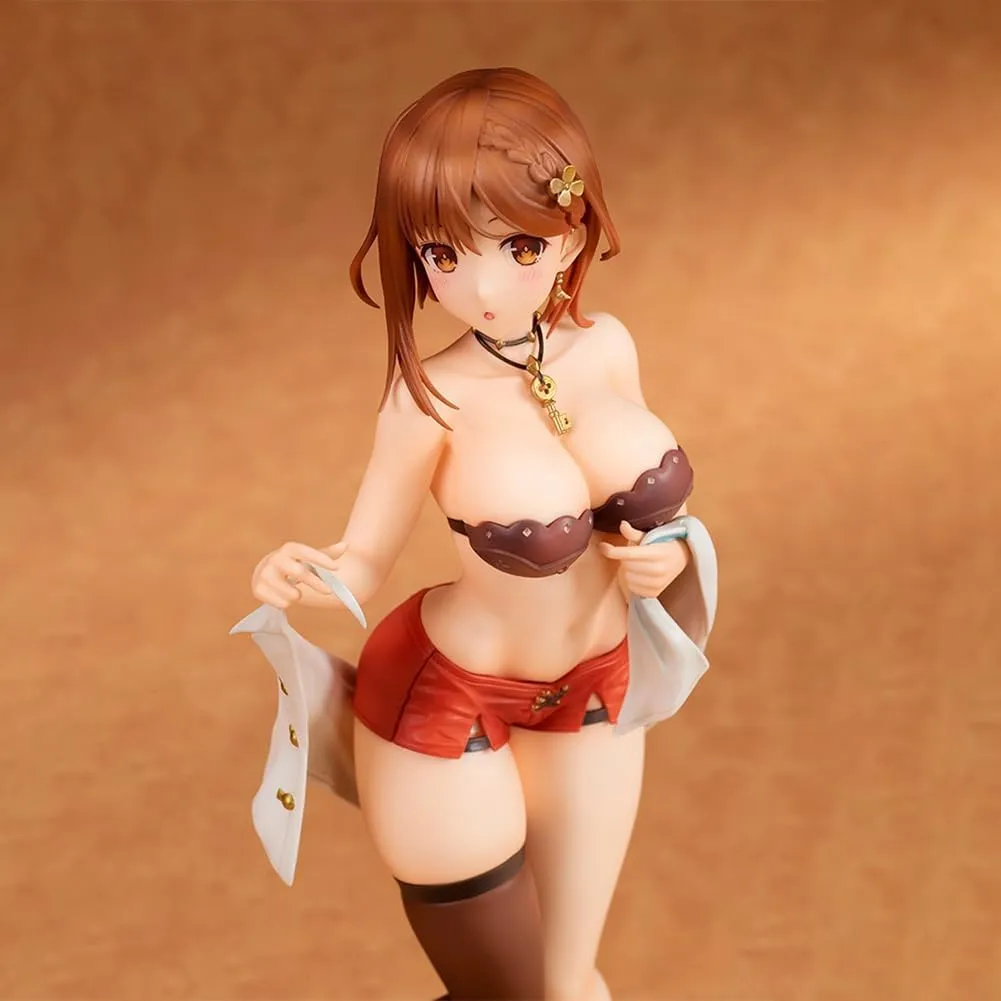 LUNK Anime Illustration Reisalin Stout Figure,Anime Reisalin Stout Girl Action Figure Model,Desktop Ornaments Gift Figurine 8.66in