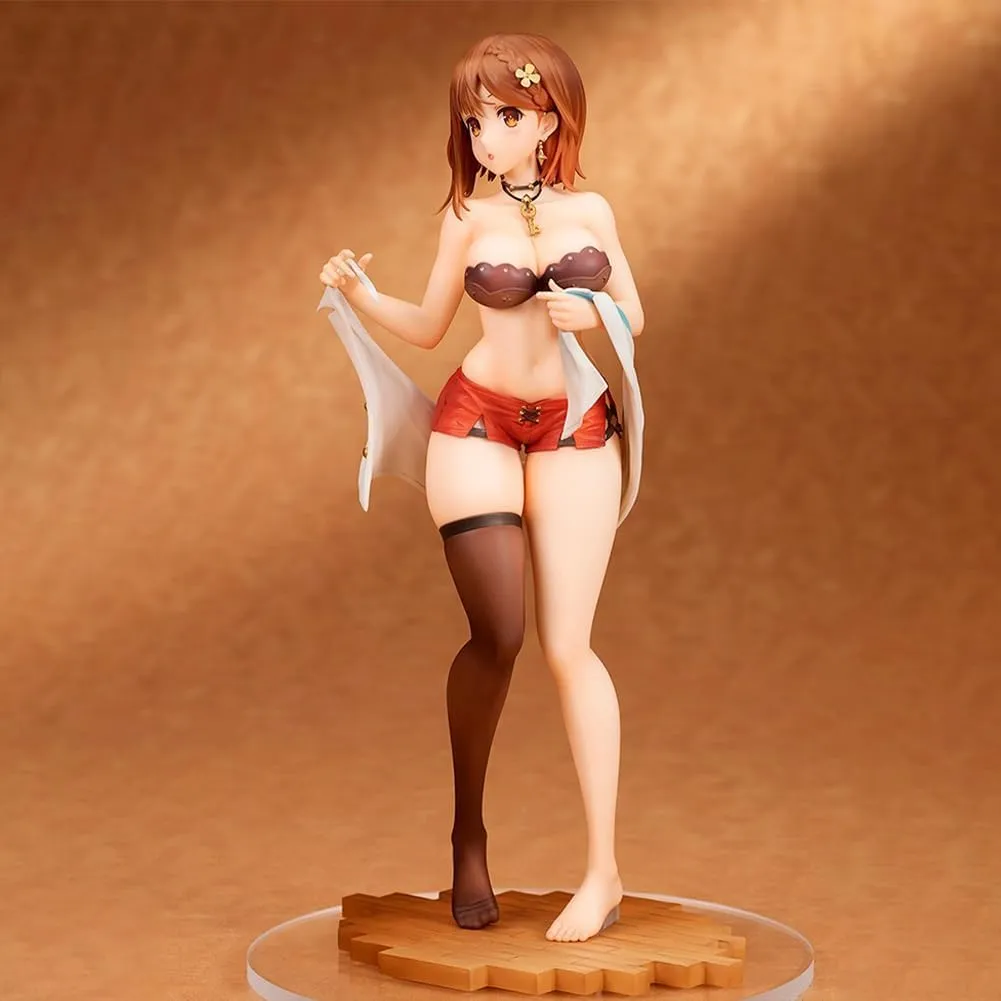 LUNK Anime Illustration Reisalin Stout Figure,Anime Reisalin Stout Girl Action Figure Model,Desktop Ornaments Gift Figurine 8.66in
