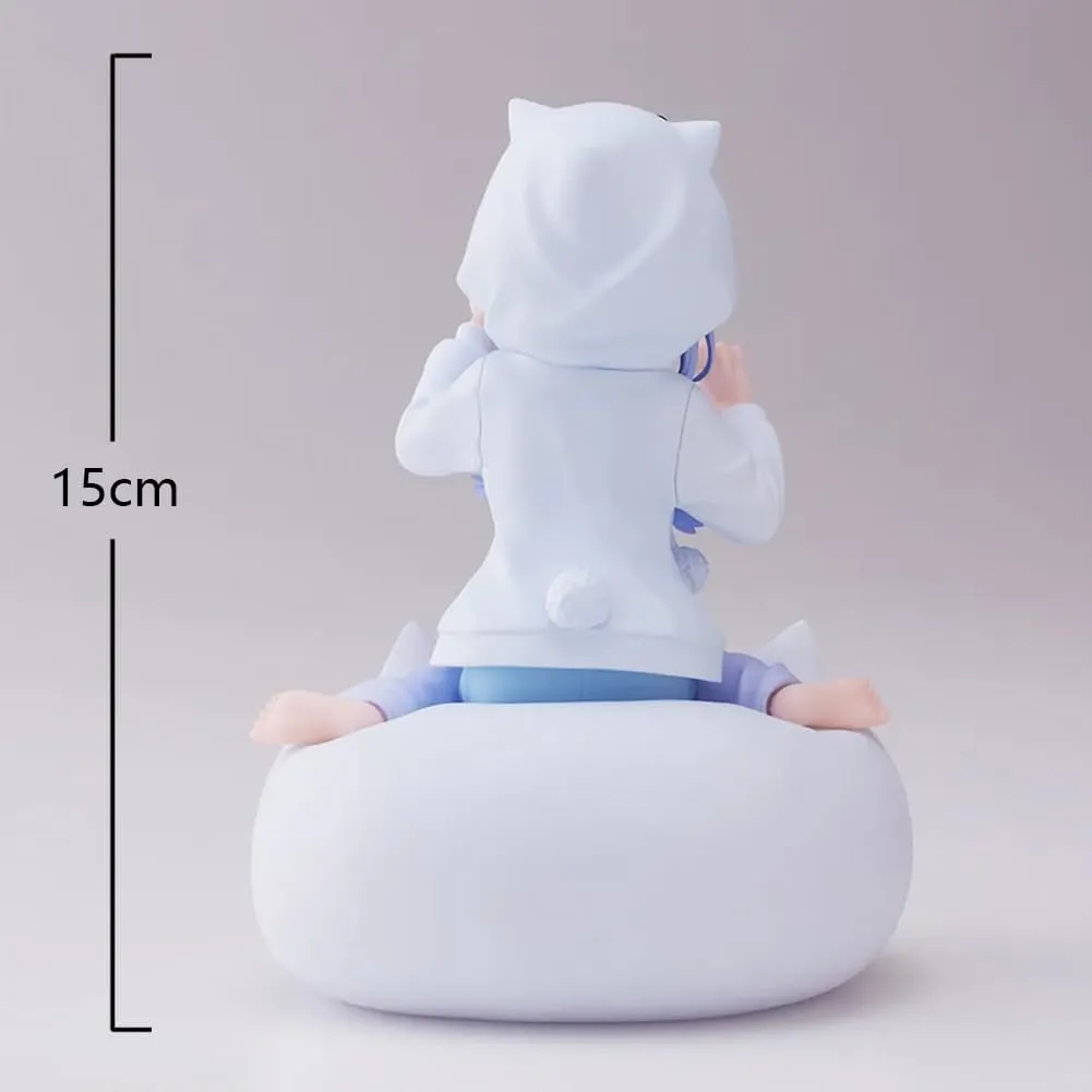 LUNK Kafuu Chino Figure Anime Kafuu Chino Figure 5.9in Original Painting Illustration Figure Statue Cat Girl Action Figurine 15cm/5.9in