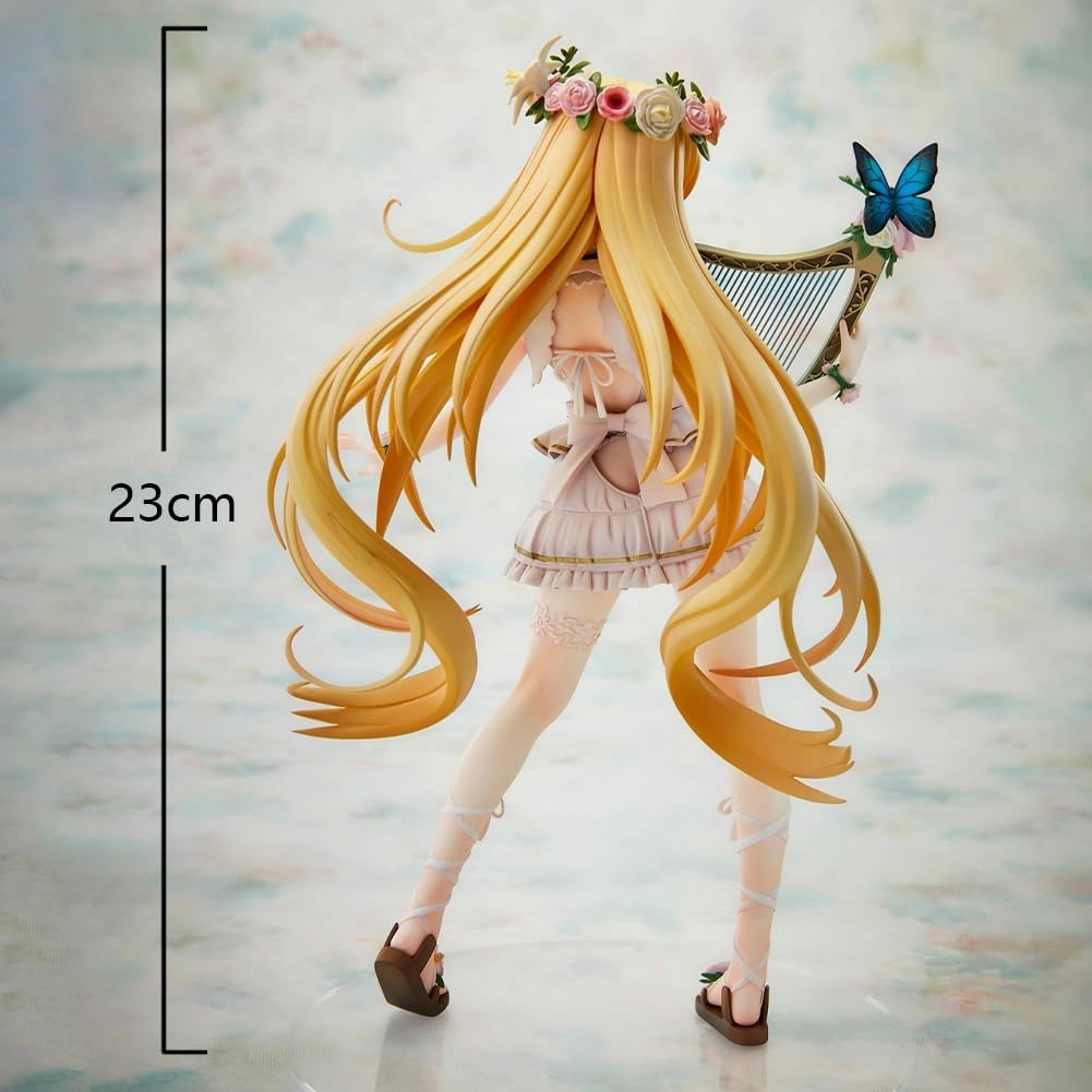 LUNK 6th Villager Melmu Figure Anime Illustration Girl Figure Standing Elf Figurine Desktop Ornaments Collectible Gift for Fans