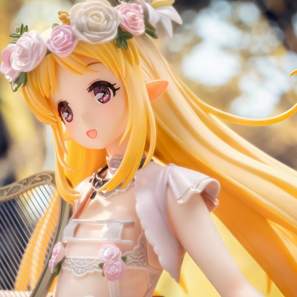 LUNK 6th Villager Melmu Figure Anime Illustration Girl Figure Standing Elf Figurine Desktop Ornaments Collectible Gift for Fans