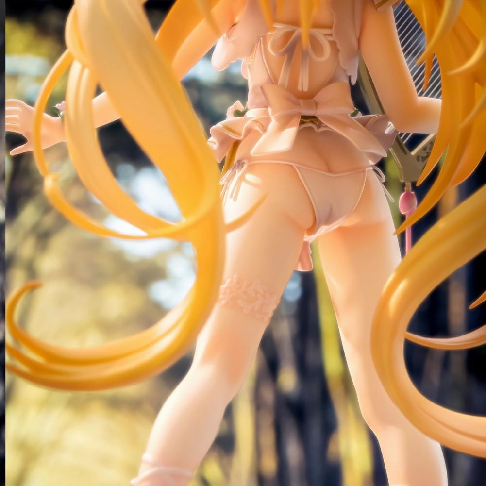 LUNK 6th Villager Melmu Figure Anime Illustration Girl Figure Standing Elf Figurine Desktop Ornaments Collectible Gift for Fans