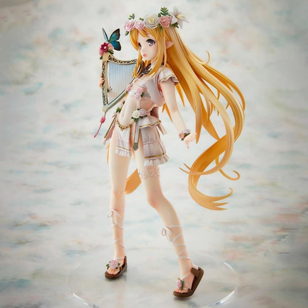 LUNK 6th Villager Melmu Figure Anime Illustration Girl Figure Standing Elf Figurine Desktop Ornaments Collectible Gift for Fans