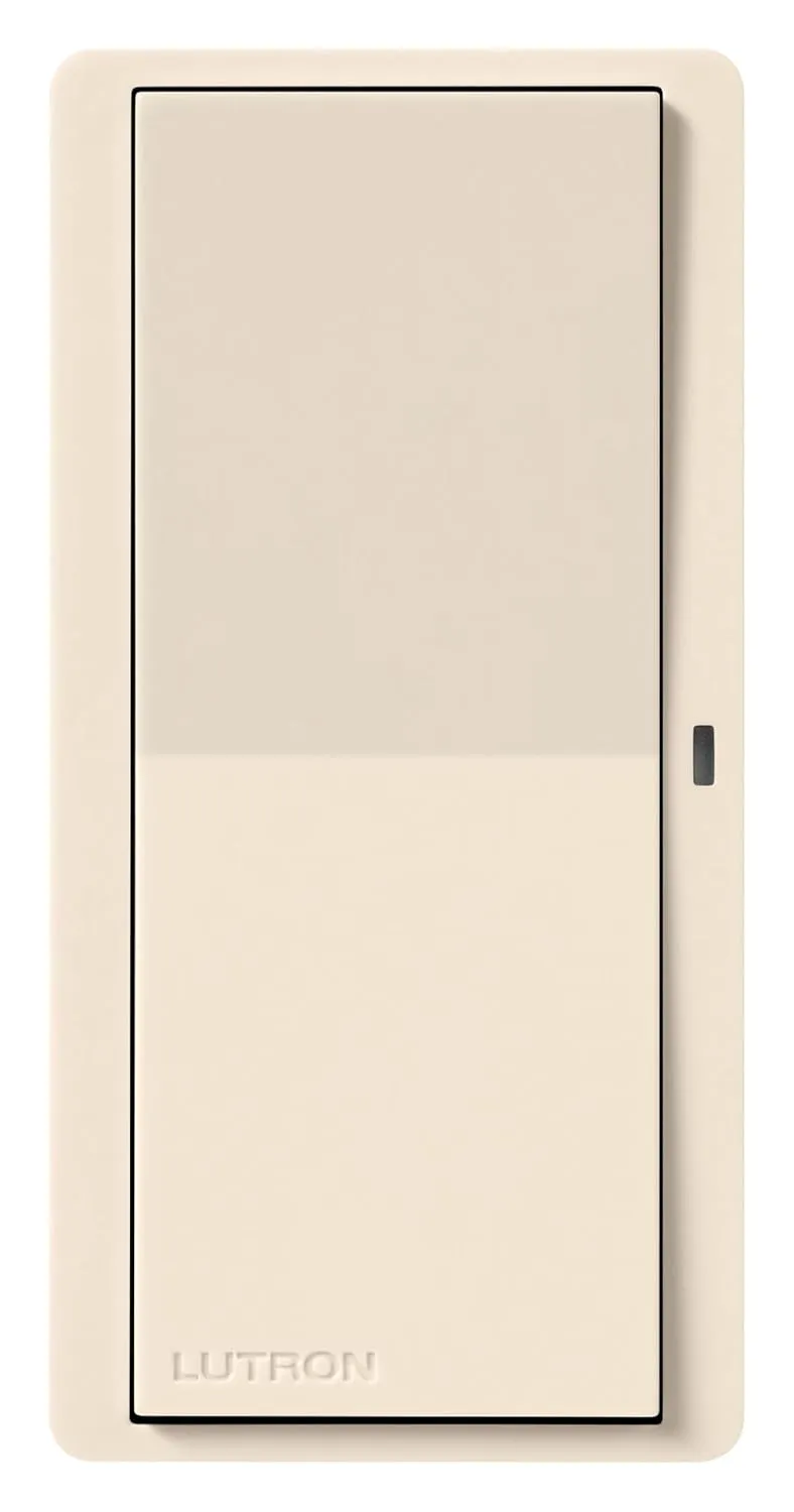 Lutron Pico Paddle Remote for On/Off Control of Caseta Smart Switches/Dimmers, PJ2-P2B-GLA, Light Almond