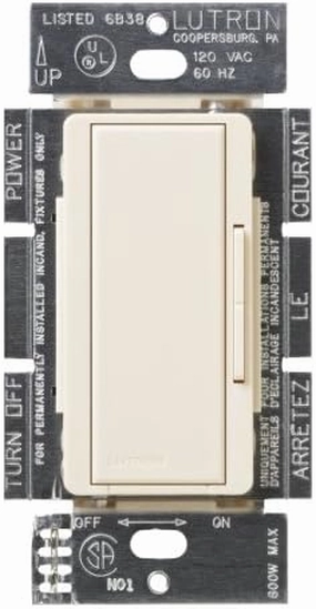 Lutron MSC-AD-ES Maestro 600-Watt Accessory Dimmer Eggshell