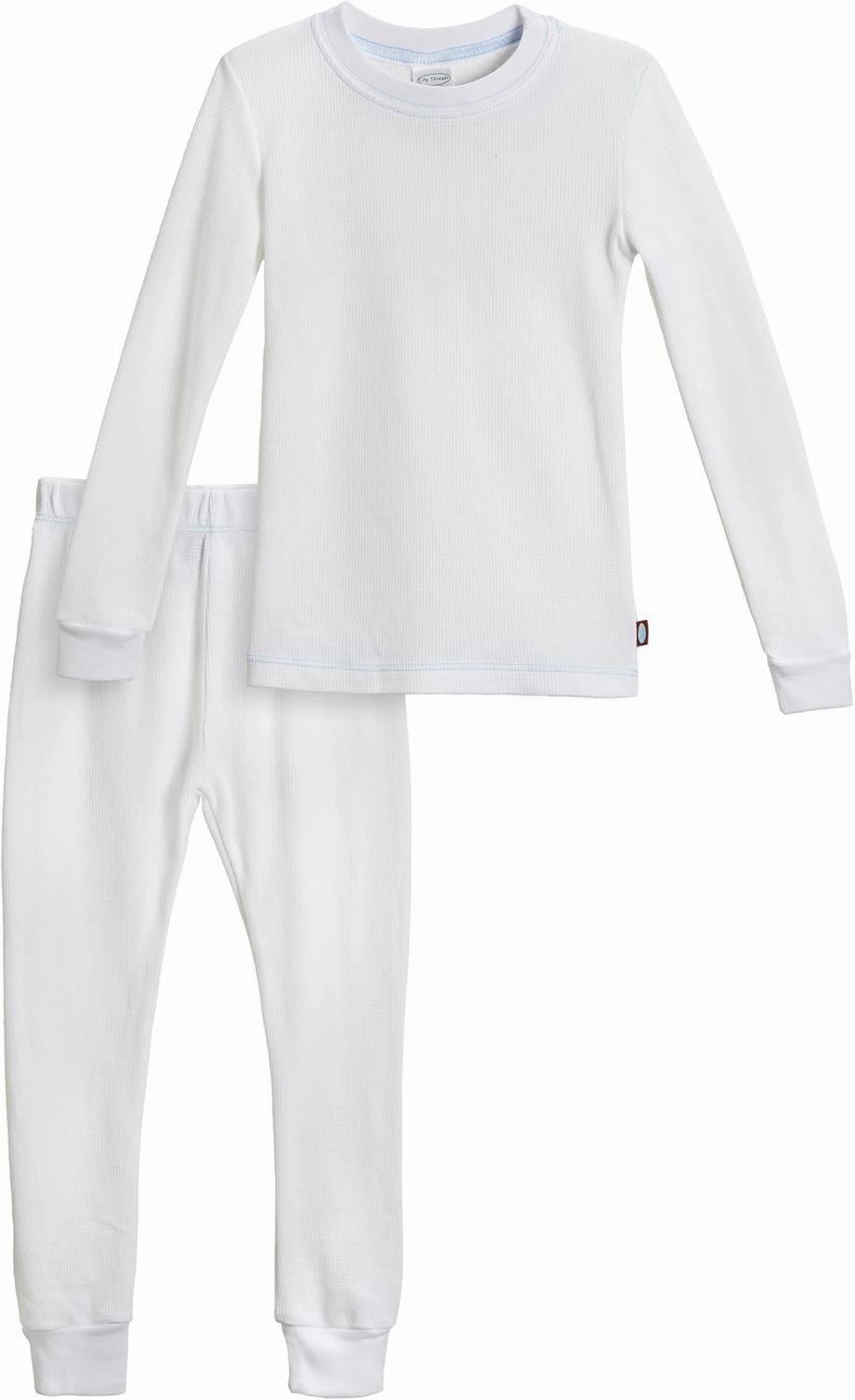 Made in USA Boys Thermal Cotton Underwear Set Long Soft Breathable Base Layer, SPD Sensory