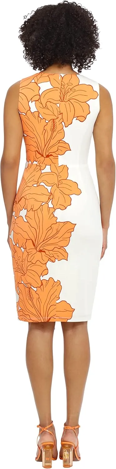 Maggy London Women's Sleeveless Matte Jersey Dress Vacation Occasion Event Guest of