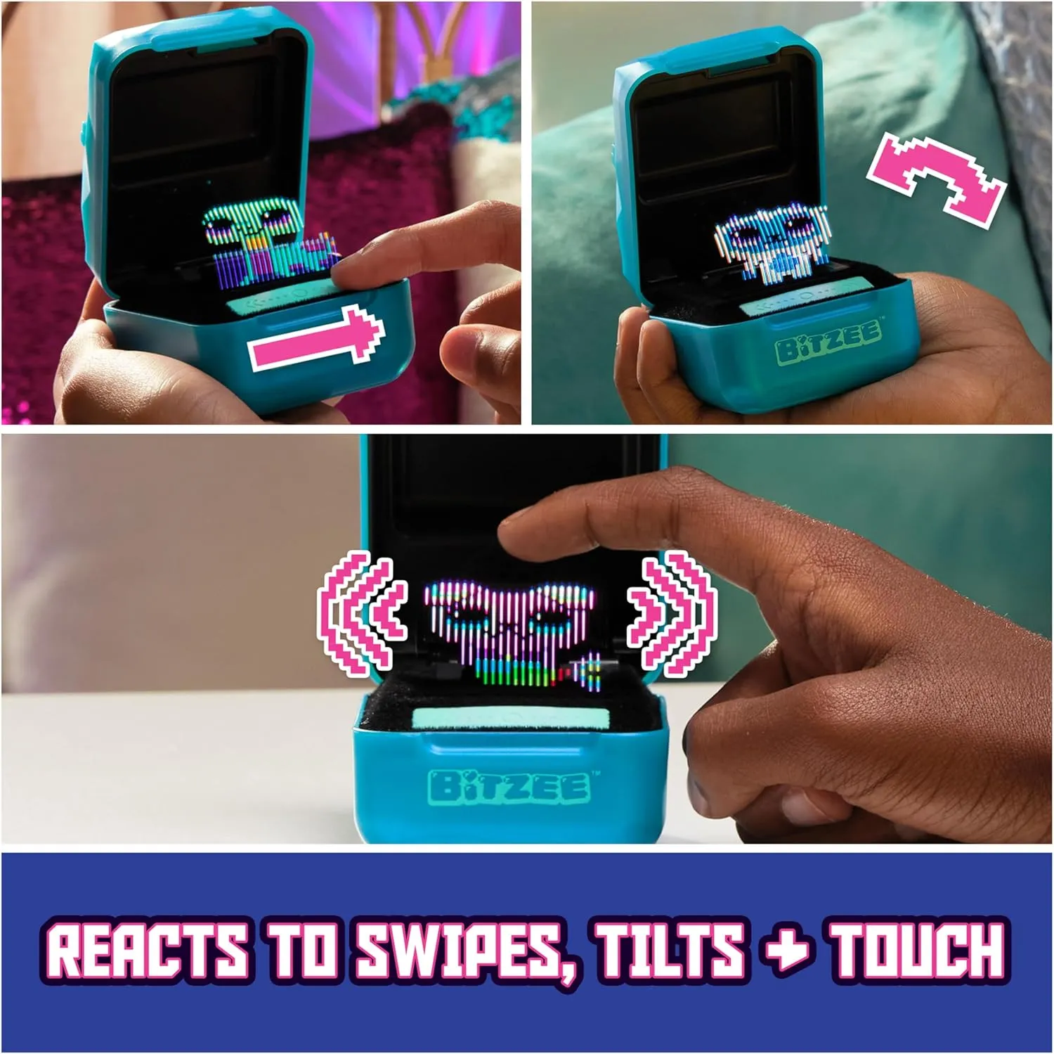 Magicals with 20 Interactive Characters Inside, Reacts to Touch, Digital Pet Kids Toys for Ages 5 and up