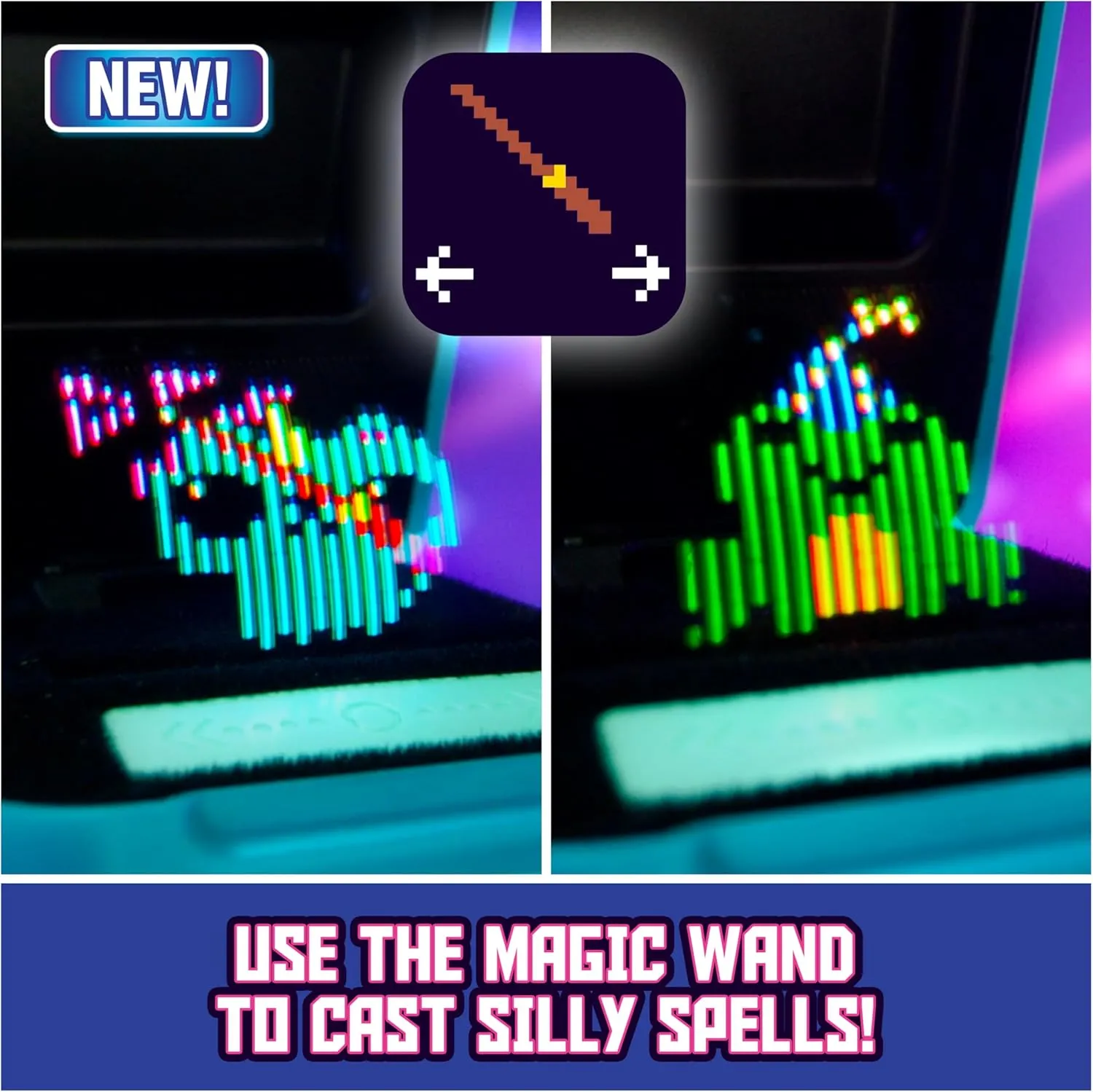 Magicals with 20 Interactive Characters Inside, Reacts to Touch, Digital Pet Kids Toys for Ages 5 and up