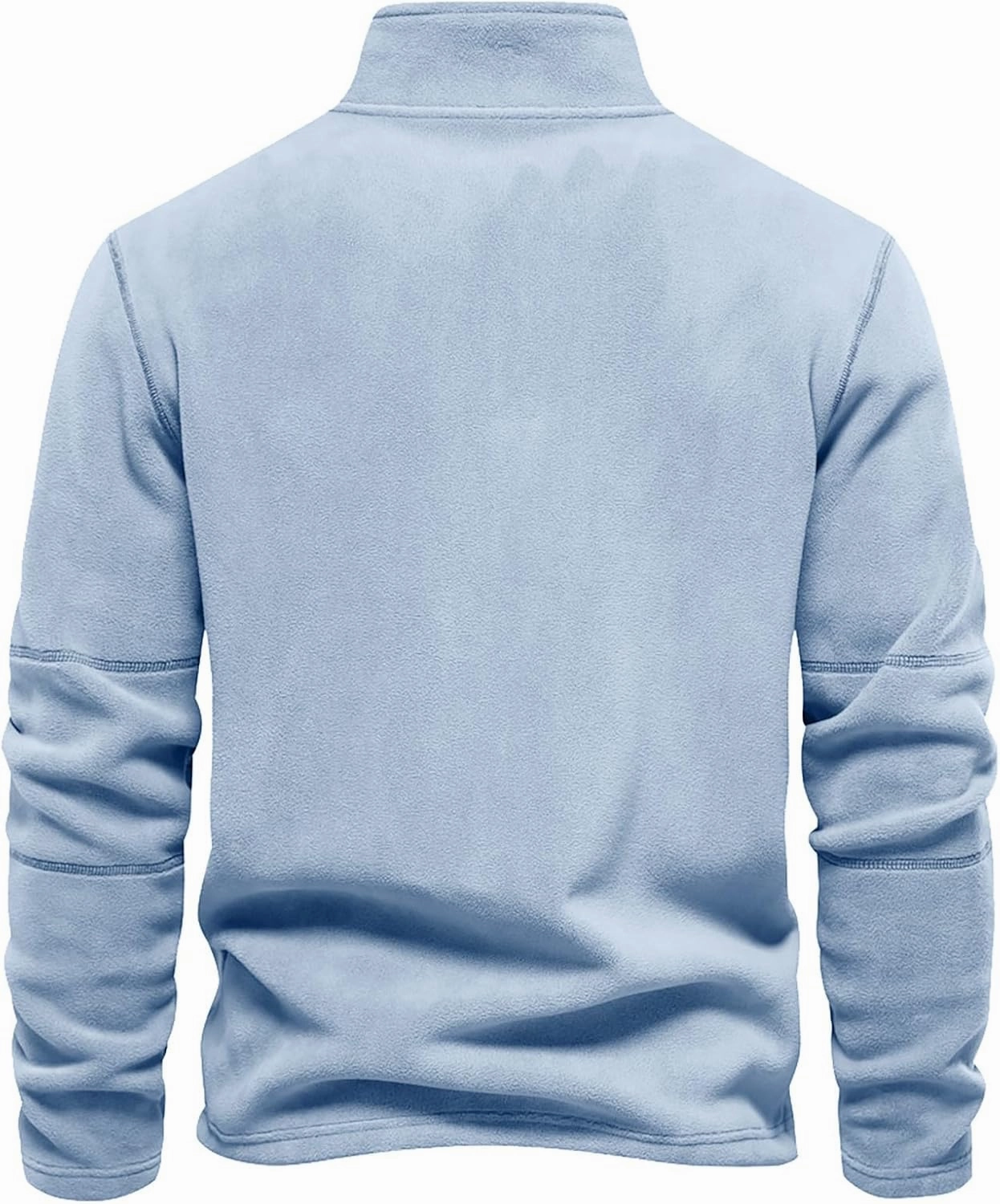Men's Fleece Pullover Quarter Zip Thermal Outdoor Half Zip Jacket 1/4 Zip Sweatshirt Regular Fitted