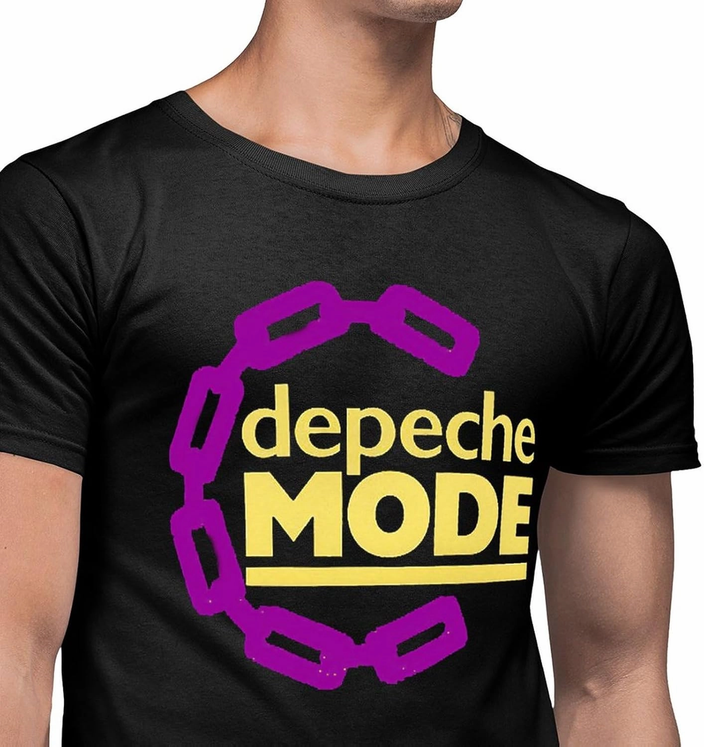 Men's T Shirt Crewneck Short-Sleeve Shirt for Man